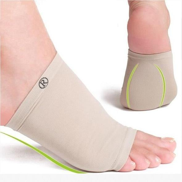 Arch support sleeve on foot