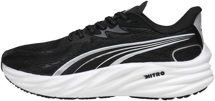 PUMA Women's Velocity Nitro 4 Running Shoe, Dark Amethyst Black, 9.5 US