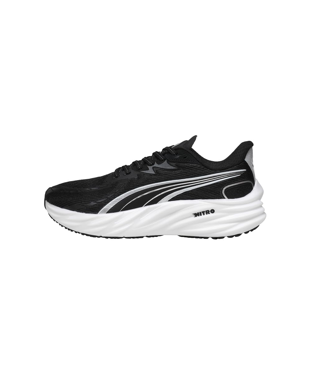 PUMA Women's Velocity Nitro 4 Running Shoe, Dark Amethyst Black, 9.5 US
