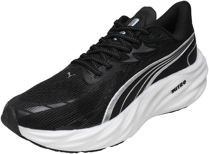 PUMA Women's Velocity Nitro 4 Running Shoe, Dark Amethyst Black, 9.5 US