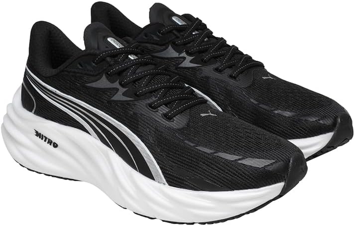 PUMA Women's Velocity Nitro 4 Running Shoe, Dark Amethyst Black, 9.5 US
