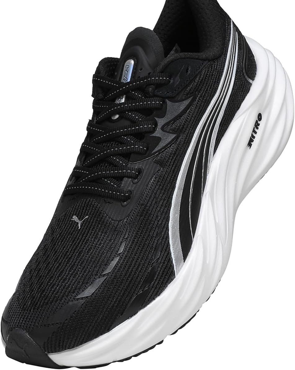 PUMA Women's Velocity Nitro 4 Running Shoe, Dark Amethyst Black, 9.5 US