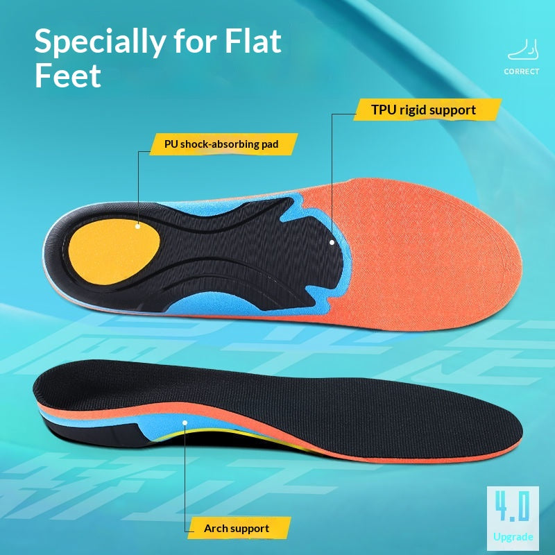 WorkForm Pro insole - TPU rigid arch support and PU shock-absorbing heel pad