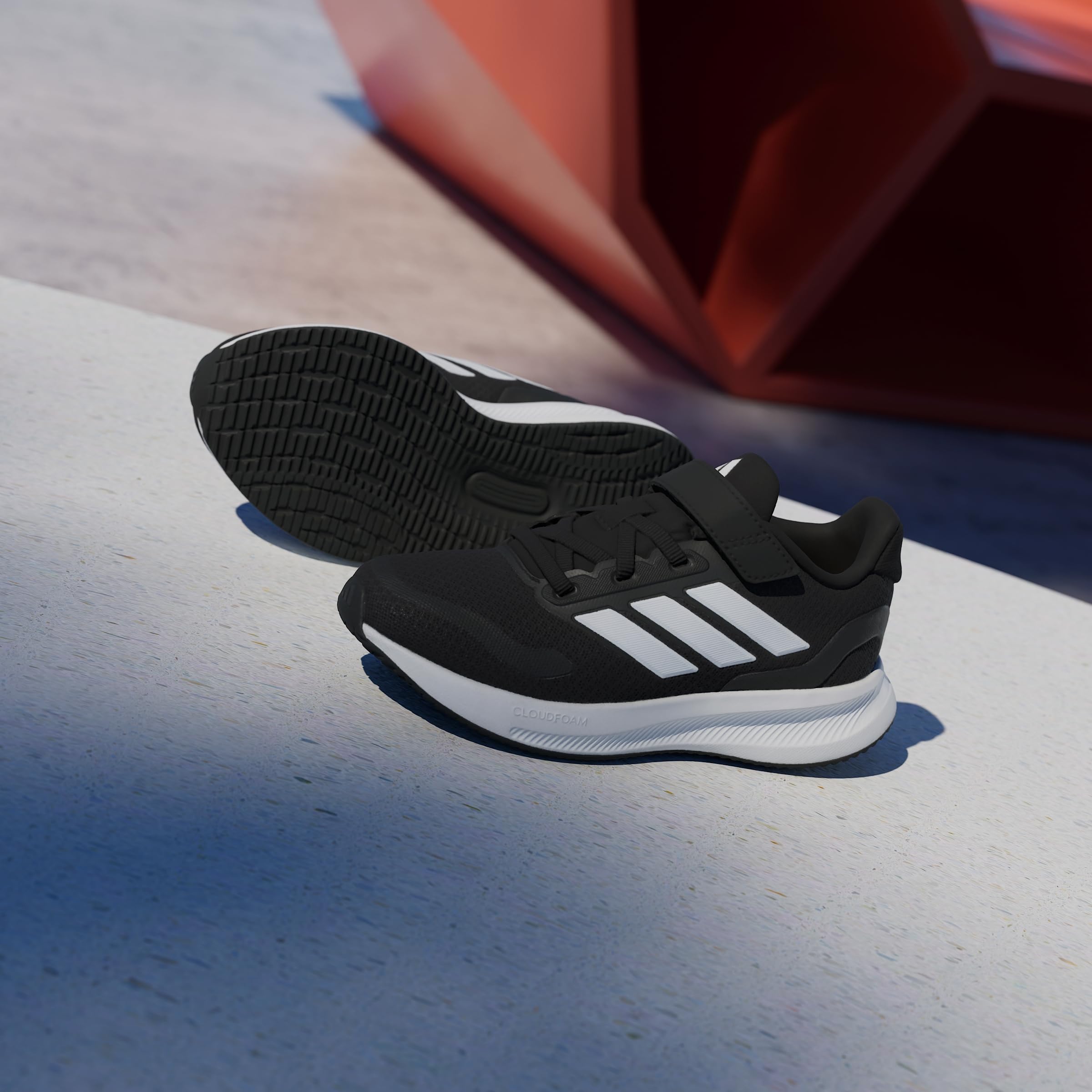 Adidas NLD75 Core Fight 5 Sneakers, Kids, Boys, Girls, 6.7-8.5 inches (17-21.5 cm)