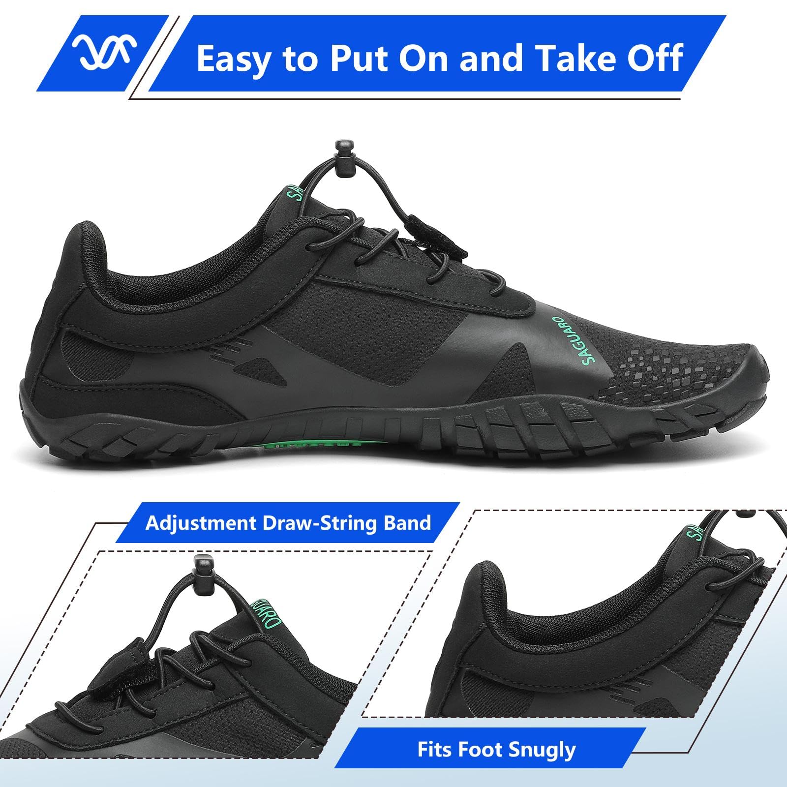 SAGUARO Barefoot Trail Runner – Unisex Minimalist Shoe