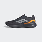 Adidas Performance Runfalcon 5 Men's Running Shoes, Aurora Onix/Iron Met./Lucid Tangerine, 11.5 US