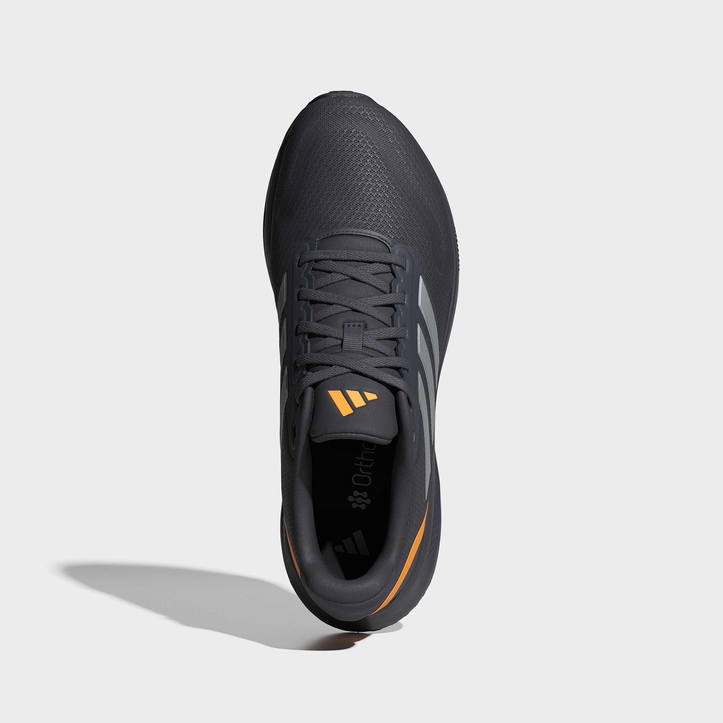 Adidas Performance Runfalcon 5 Men's Running Shoes, Aurora Onix/Iron Met./Lucid Tangerine, 11.5 US