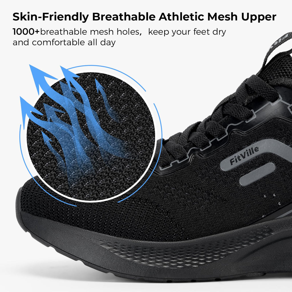 FitVille JetCore – Men's Wide Fit Road Running Shoe