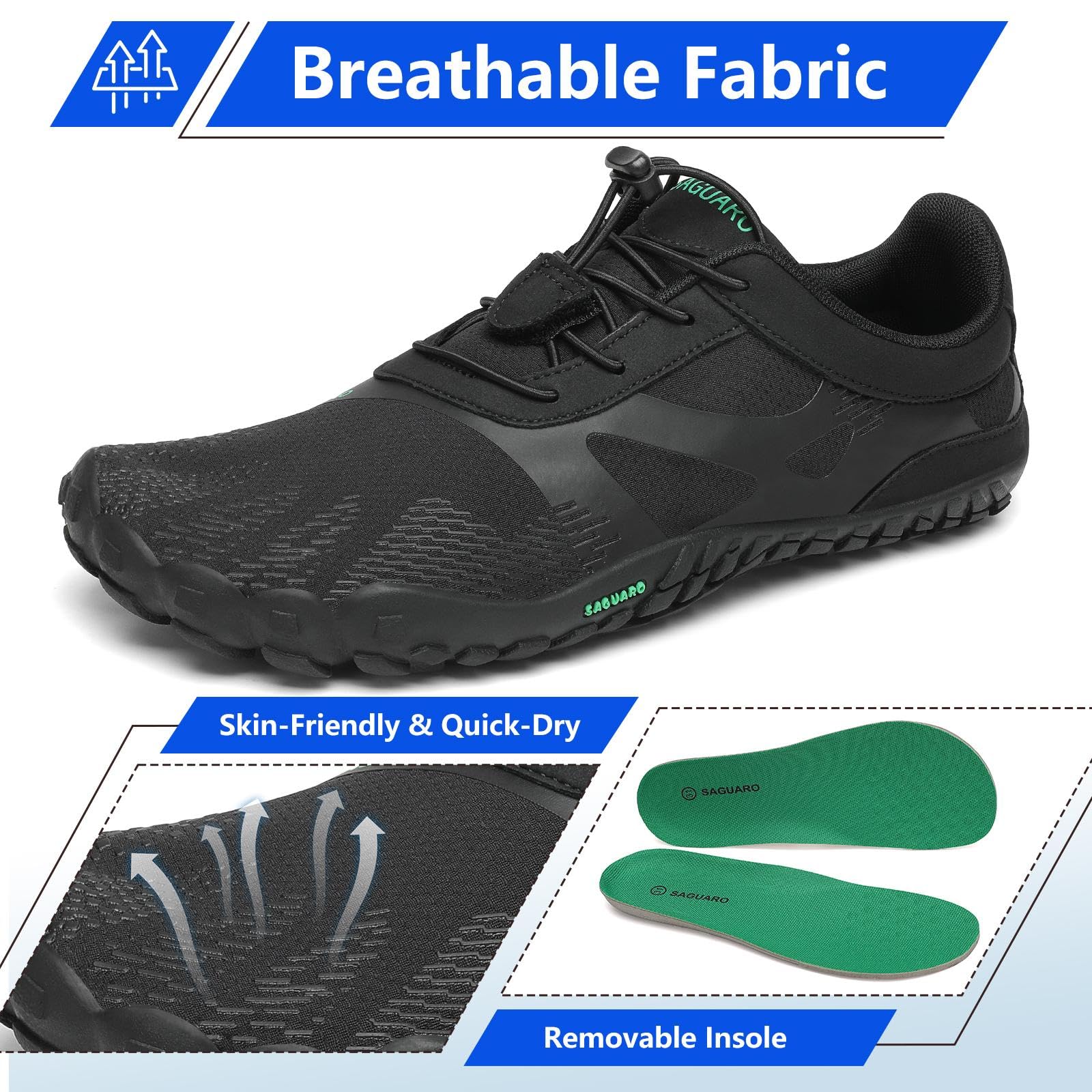 SAGUARO Barefoot Trail Runner – Unisex Minimalist Shoe