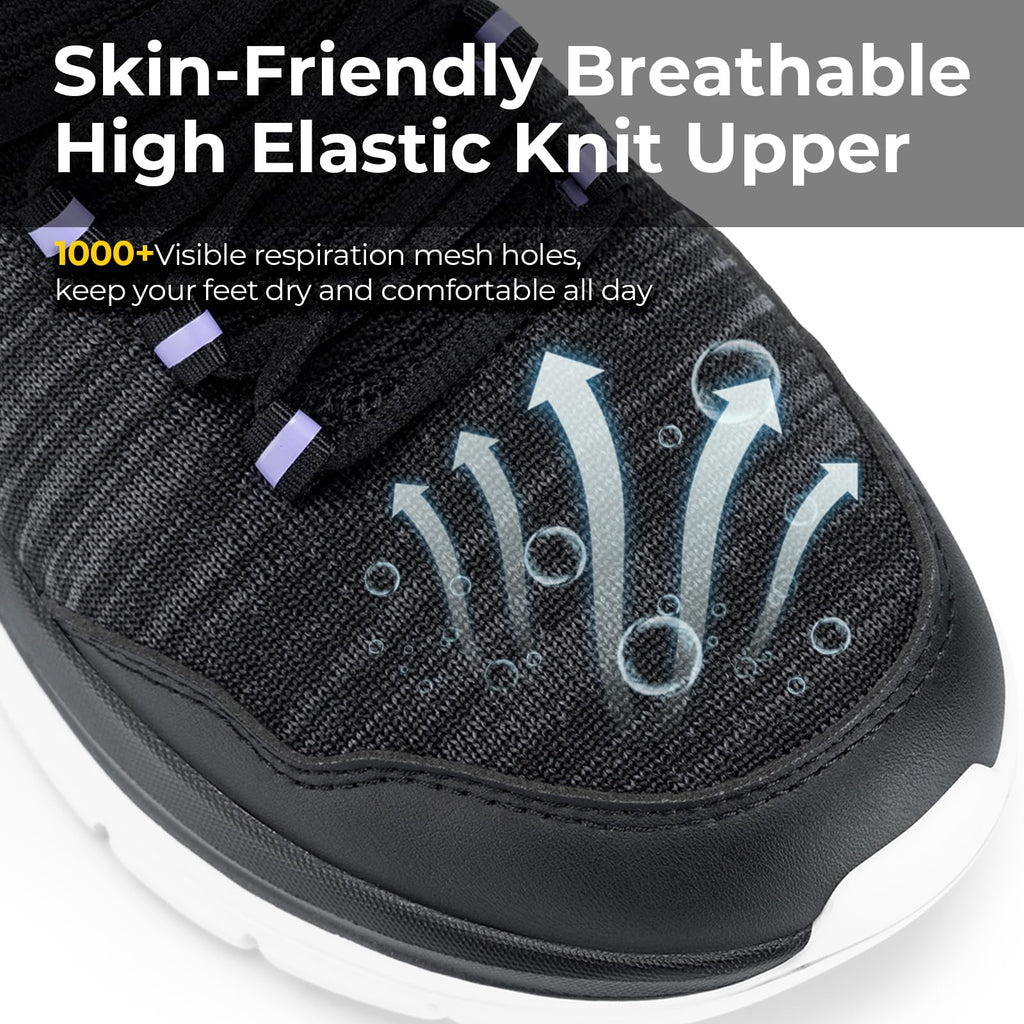 FitVille BriskWalk – Women's Wide Fit Slip-On Shoe