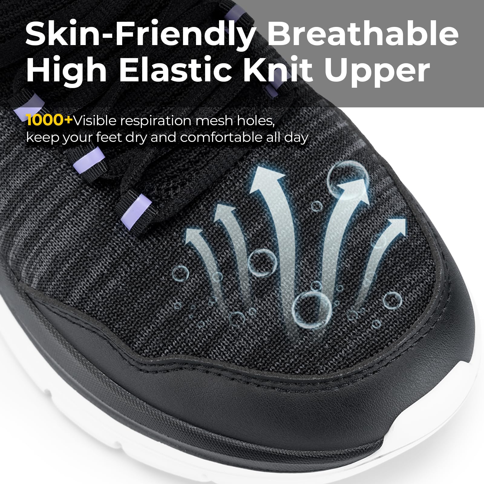 FitVille BriskWalk – Women's Wide Fit Slip-On Shoe